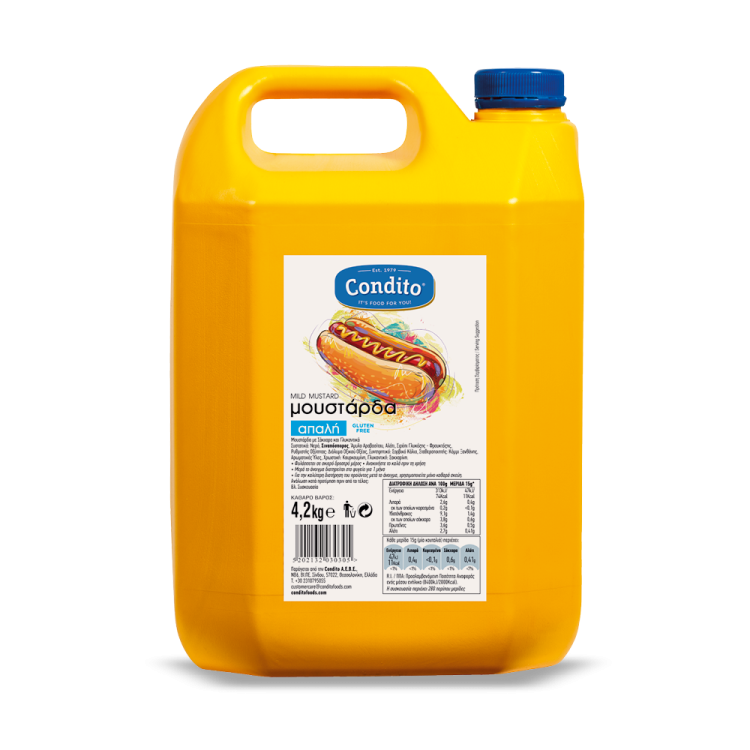 MUSTARD MILD CAN condito 4,2kg