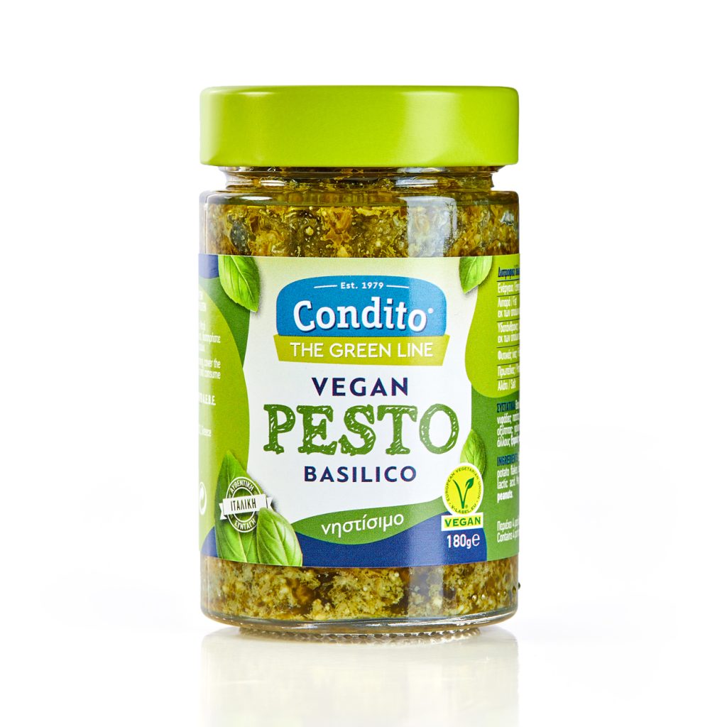 Vegan Pesto Basilico Condito The Green Line 180g Condito
