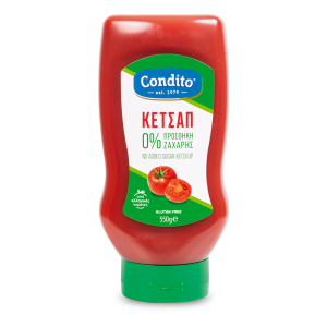 Ketchup 0% added sugar Condito 550g