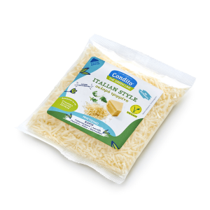 VEGAN ITALIAN STYLE ΣΚΛΗΡΟ ΚΙΤΡΙΝΟ ΤΡΙΜΜΕΝΟ 200g (PARMESAN FLAVOR)