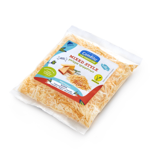 VEGAN MIXED STYLE ΤΡΙΜΜΕΝΟ 200g (GOUDA, CHEDDAR & MOZZARELLA FLAVOR)