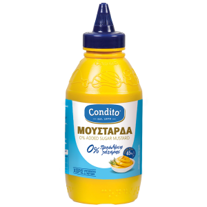 Μουστάρδα 0% προσθήκη ζάχαρης - 65% λιγότερο αλάτι 500g